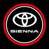 Toyota Toyota Sienna 3rd Gen XL30 Premium Puddle Lights Multiple Designs 2011-2020 SIENNA Logo 1