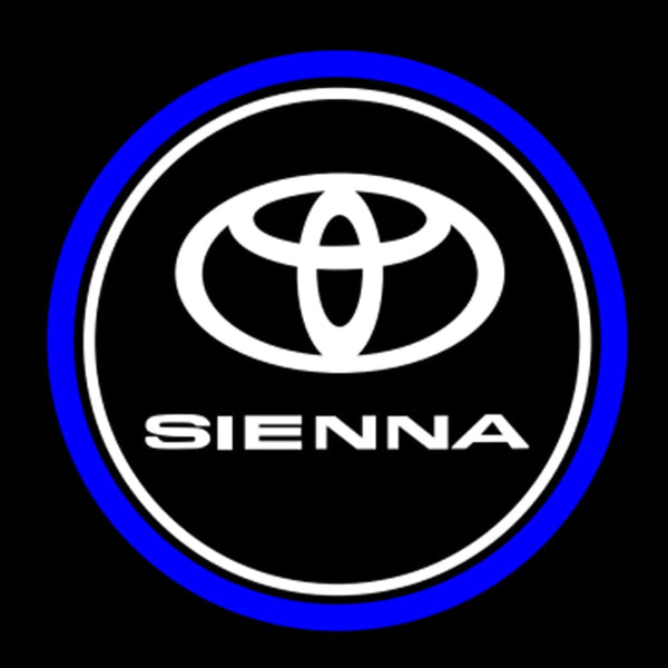 Toyota Toyota Sienna 3rd Gen XL30 Premium Puddle Lights Multiple Designs 2011-2020 SIENNA Logo 3