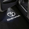 Toyota Toyota Sienna 3rd Gen XL30 Premium Puddle Lights Multiple Designs 2011-2020 SIENNA Logo 6 - 1 Set - 2 Doors