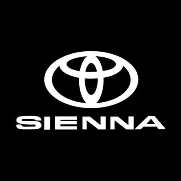 Toyota Toyota Sienna 3rd Gen XL30 Premium Puddle Lights Multiple Designs 2011-2020 SIENNA Logo 6