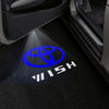 Toyota Wish Logo 3 - 1 Pair 2 Doors