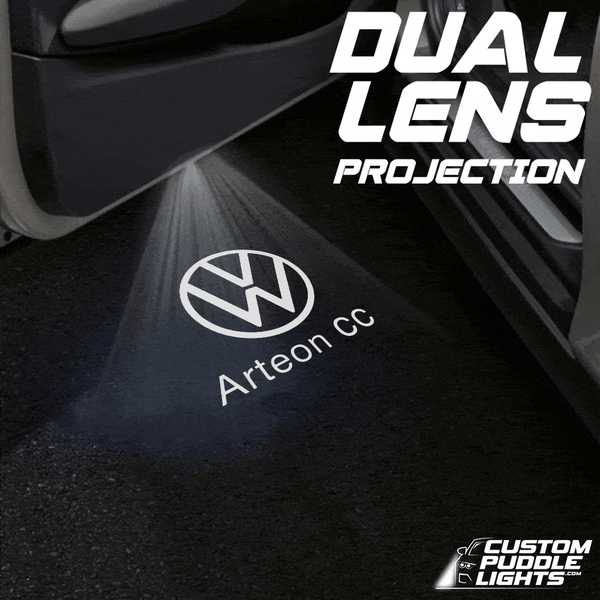 VOLKSWAGEN Volkswagen Arteon Dynamic Dual Lens Premium Puddle Lights Multiple Designs 2017-2025