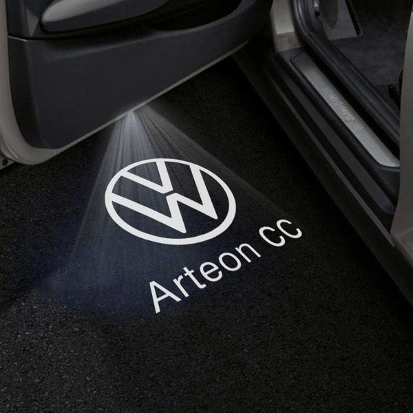 Volkswagen Logo With Arteon CC Word -  1 Pair - 2 Doors