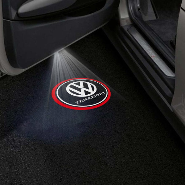 VOLKSWAGEN Volkswagen Atlas/Atlas Cross Sport/Teramont Premium Door Puddle Lights Multiple Designs 2017-2026 Teramont Logo 2 - 1 Pair 2 Doors / Atlas/Teramont- 2017-2026