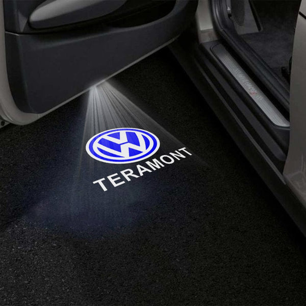 VOLKSWAGEN Volkswagen Atlas/Atlas Cross Sport/Teramont Premium Door Puddle Lights Multiple Designs 2017-2026 Teramont Logo 4 - 1 Pair 2 Doors / Atlas/Teramont- 2017-2026