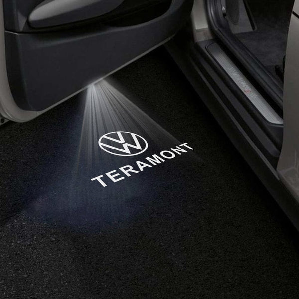 VOLKSWAGEN Volkswagen Atlas/Atlas Cross Sport/Teramont Premium Door Puddle Lights Multiple Designs 2017-2026 Teramont Logo 5 - 1 Pair 2 Doors / Atlas/Teramont- 2017-2026
