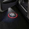 Volkswagen Logo With Red Circle - 1 Pair 2 Doors