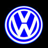 VOLKSWAGEN Volkswagen Atlas/Teramont Premium Puddle Lights Multiple Designs 2017-2025 Volkswagen Classic logo 1 Set - 2 Doors / Atlas/Teramont- 2017-2025