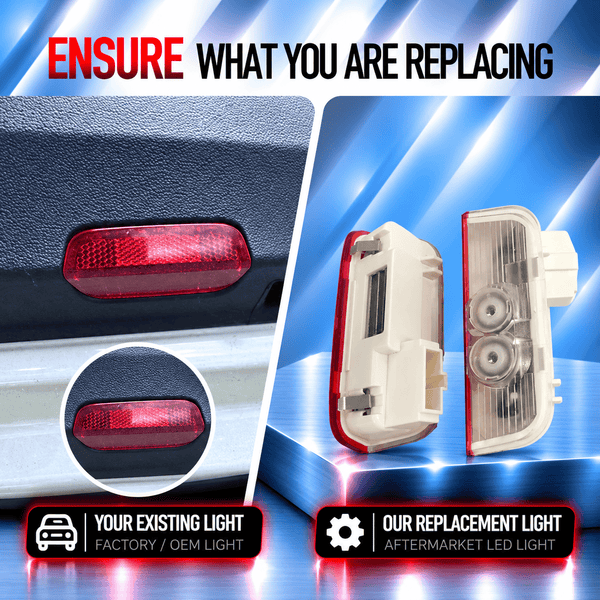 VOLKSWAGEN Volkswagen Bora 5th/6th Gen Dynamic Dual Lens Premium Door Puddle Lights Various Designs 2006-2018