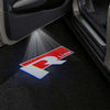VOLKSWAGEN Volkswagen Caddy MK3 Premium Puddle Lights Multiple Designs 2004-2025 R Line + Red 1 Set - 2 Doors