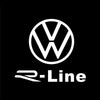 VOLKSWAGEN Volkswagen CC Premium Puddle Lights Multiple Designs 2009-2025 Volkswagen Logo + R-Line Word 1 Set - 2 Doors