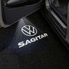 VOLKSWAGEN Volkswagen Jetta/Sagitar Premium Puddle Lights Multiple Designs 2006–2025 Sagitar Logo 2 - 1 Set - 2 Doors