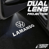 VOLKSWAGEN Volkswagen Lamando Dynamic Dual Lens Premium Puddle Lights Multiple Designs 2014-2025