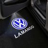 VOLKSWAGEN Volkswagen Lamando Premium Puddle Lights Multiple Designs 2014-2025 Lamando Logo 2 - 1 Set - 2 Doors