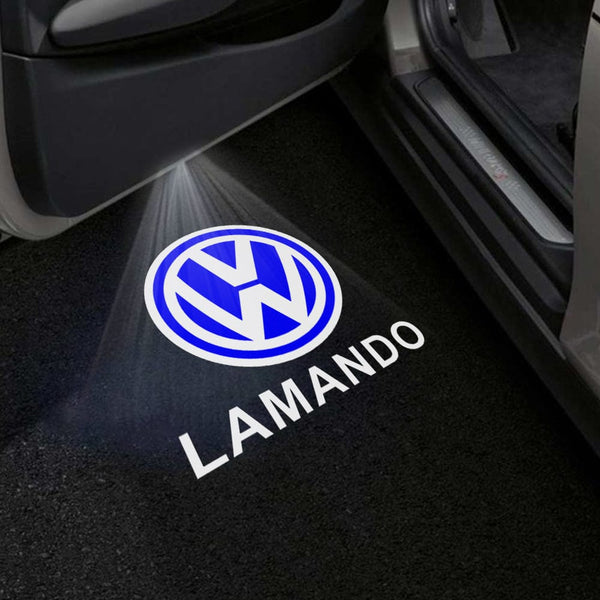 VOLKSWAGEN Volkswagen Lamando Premium Puddle Lights Multiple Designs 2014-2025 Lamando Logo 2 - 1 Set - 2 Doors