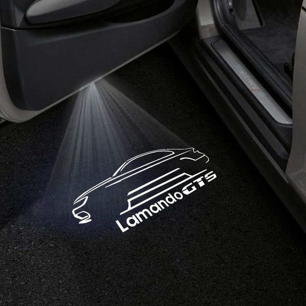 VOLKSWAGEN Volkswagen Lamando Premium Puddle Lights Multiple Designs 2014-2025 Lamando With Car - 1 Set - 2 Doors