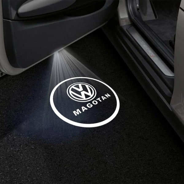 VOLKSWAGEN Volkswagen Magotan Premium Puddle Lights Multiple Designs 2006-2023 Magotan Logo 3 - 1 Set - 2 Doors
