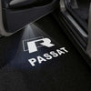 VOLKSWAGEN Volkswagen Passat B6/B7/B8/B9 Premium Puddle Lights Multiple Designs 2005-2025 R Overlay Passat Logo - 1 Set - 2 Doors