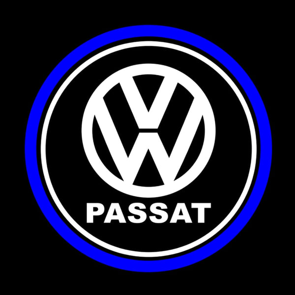 VOLKSWAGEN Volkswagen Passat B6/B7/B8/B9 Premium Puddle Lights Multiple Designs 2005-2025 Volkswagen Passat Logo 1 - 1 Set - 2 Doors / Volkswagen Passat B6 (3C) - 2005-2010