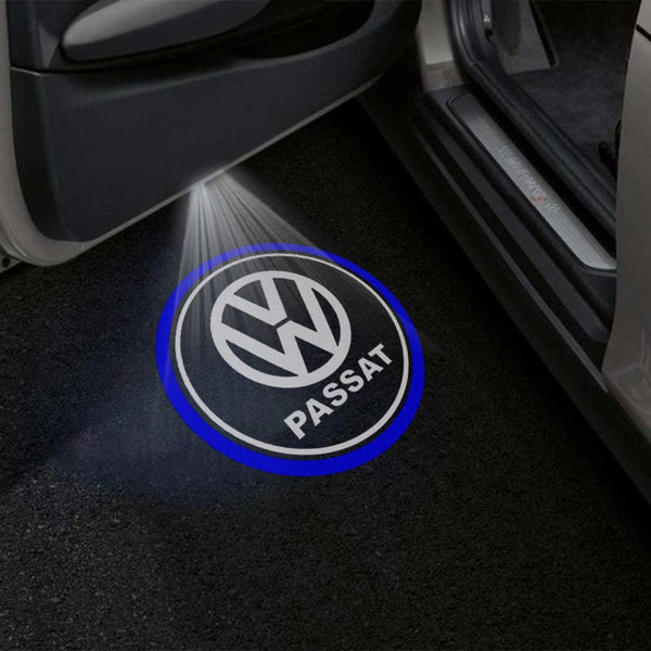 VOLKSWAGEN Volkswagen Passat B6/B7/B8/B9 Premium Puddle Lights Multiple Designs 2005-2025 Volkswagen Passat Logo 1 - 1 Set - 2 Doors / Volkswagen Passat B6 (3C) - 2005-2010