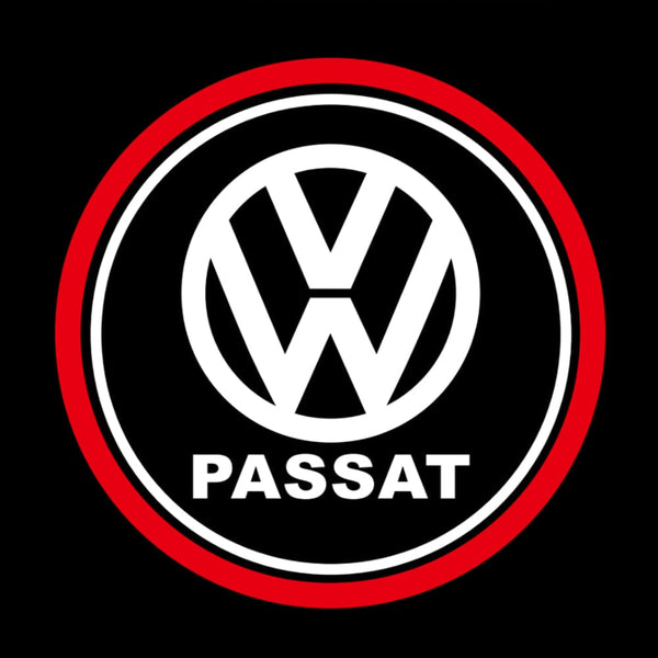VOLKSWAGEN Volkswagen Passat B6/B7/B8/B9 Premium Puddle Lights Multiple Designs 2005-2025 Volkswagen Passat Logo 2 - 1 Set - 2 Doors / Volkswagen Passat B6 (3C) - 2005-2010