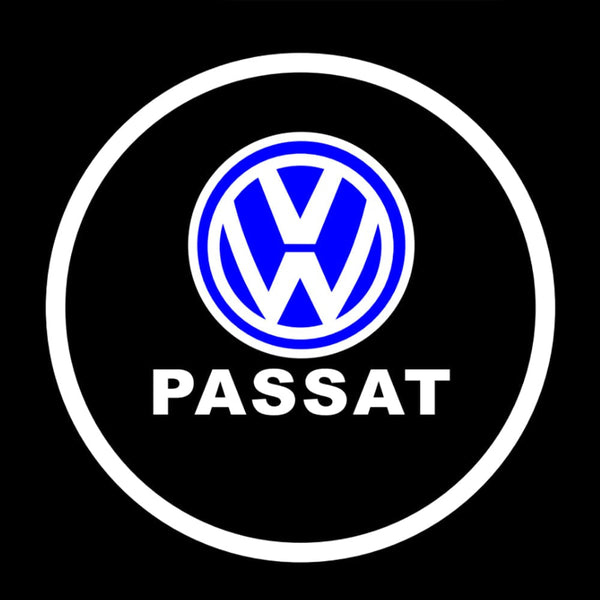 VOLKSWAGEN Volkswagen Passat B6/B7/B8/B9 Premium Puddle Lights Multiple Designs 2005-2025 Volkswagen Passat Logo 3 - 1 Set - 2 Doors / Volkswagen Passat B6 (3C) - 2005-2010