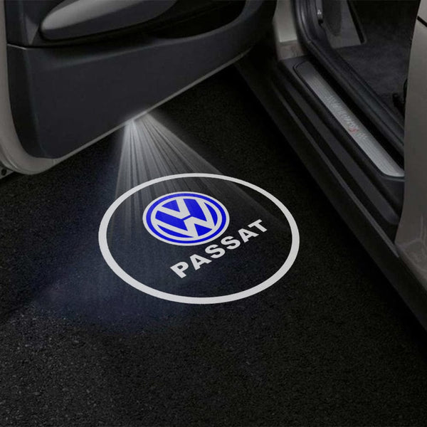 VOLKSWAGEN Volkswagen Passat B6/B7/B8/B9 Premium Puddle Lights Multiple Designs 2005-2025 Volkswagen Passat Logo 3 - 1 Set - 2 Doors / Volkswagen Passat B6 (3C) - 2005-2010