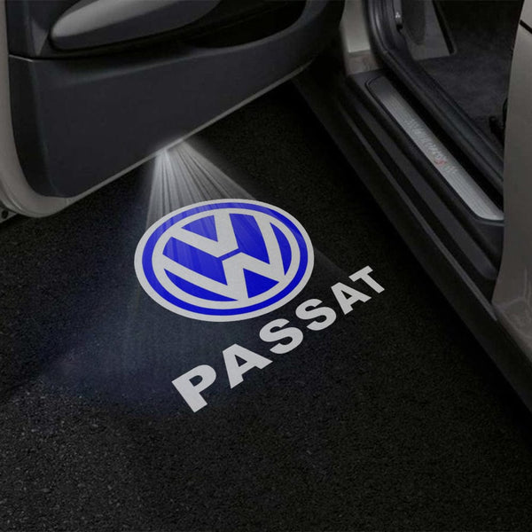 VOLKSWAGEN Volkswagen Passat B6/B7/B8/B9 Premium Puddle Lights Multiple Designs 2005-2025 Volkswagen Passat Logo 5 - 1 Set - 2 Doors / Volkswagen Passat B6 (3C) - 2005-2010