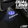 VOLKSWAGEN Volkswagen Phideon Dynamic Dual Lens Premium Door Puddle Lights Multiple Designs 2016-2023