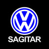 VOLKSWAGEN Volkswagen Sagitar Dynamic Dual Lens Premium Puddle Lights Multiple Designs 2006–2025