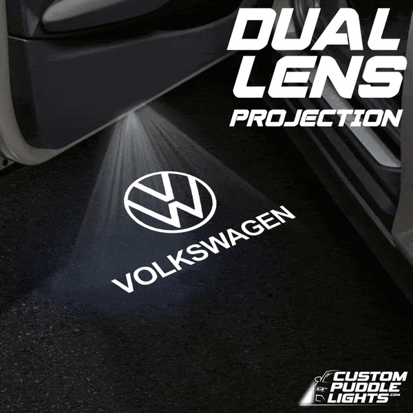 VOLKSWAGEN Volkswagen Sagitar Dynamic Dual Lens Premium Puddle Lights Multiple Designs 2006–2025