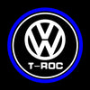 VOLKSWAGEN Volkswagen T-ROC Premium Puddle Lights Multiple Designs 2017-2025 T-ROC Logo 4 -1 Set - 2 Doors