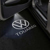 VOLKSWAGEN Volkswagen Touareg MK2 Premium Puddle Lights Multiple Designs 2010-2018 Volkswagen Logo + Toureg 2 - 1 Set - 2 Doors