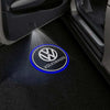 Volkswagen Volkswagen Universal Door Stick On Puddle Lights Multiple Designs Volkswagen Logo 4 - 1 Pair 2 Doors