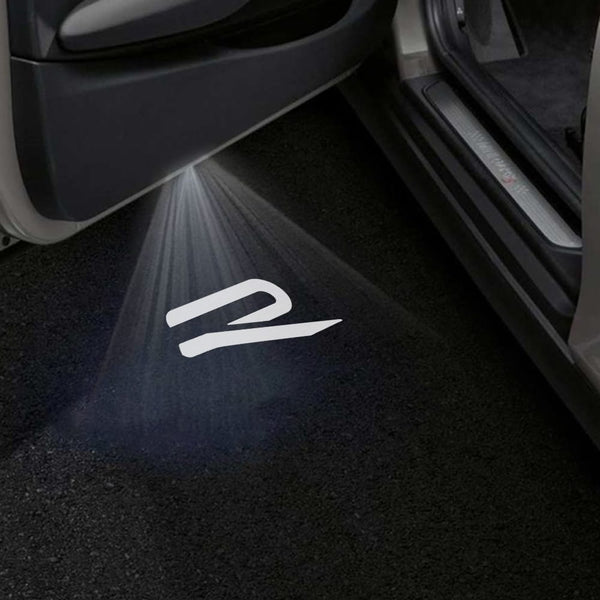 VOLKSWAGEN Volkswagen Vento Premium Door Puddle Lights Various Designs 2012-2026 R Logo 1 - 1 Pair 2 Doors