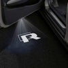 VOLKSWAGEN Volkswagen Vento Premium Door Puddle Lights Various Designs 2012-2026 R Overlay Logo - 1 Pair 2 Doors