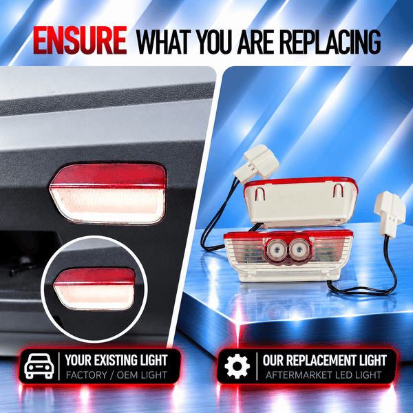 VOLKSWAGEN Volkswagen Viloran Dynamic Dual Lens Premium Door Puddle Lights Various Designs 2020-2026