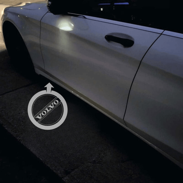 Volvo Logo - 1 Pair 2 Side Mirror Lights