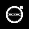 Volvo Logo - 1  Pair 2 Side Mirror Lights