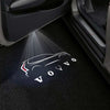 VOLVO Volvo V60 Premium Puddle Lights Multiple Designs 2010-2025 Volvo Word With Car - 1 Set - 2 Doors